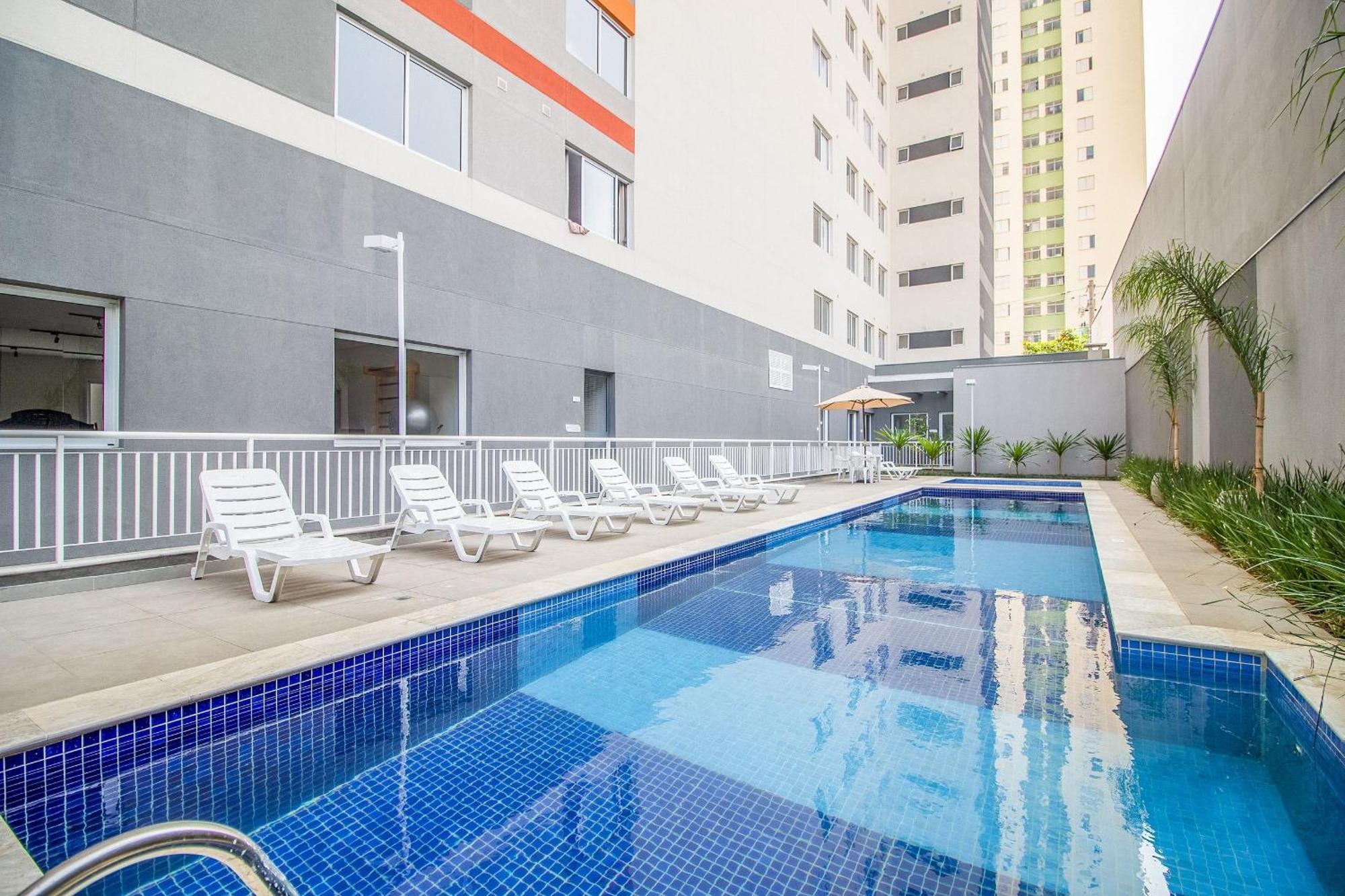 Charmoso Studio No Bras Com Piscina - Metro Bras São Paulo Buitenkant foto
